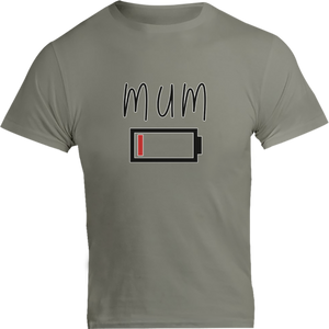 Low Battery Mum - Unisex Tee