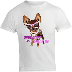 Diamonds Are A Girls BF - Unisex Tee - Graphic Tees Australia