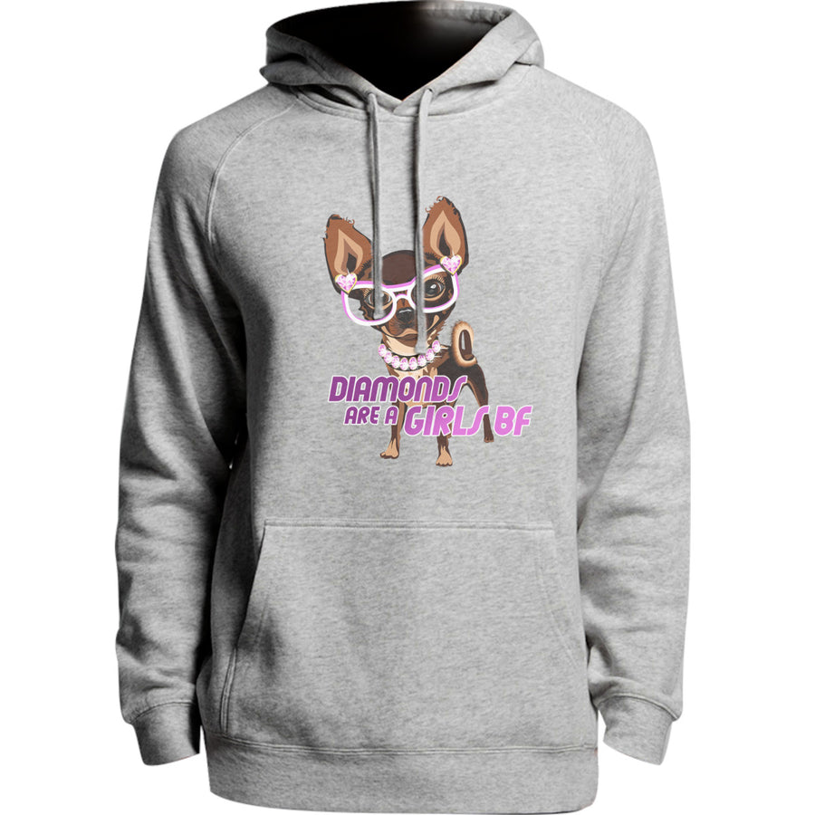 Diamonds Are A Girls BF - Unisex Hoodie - Plus Size