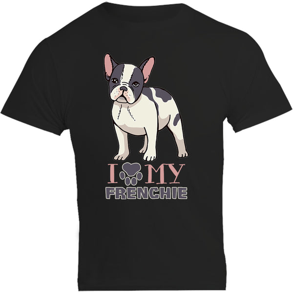 Dog Paw Love My Frenchie - Unisex Tee - Graphic Tees Australia