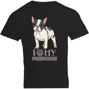 Dog Paw Love My Frenchie - Unisex Tee - Plus Size - Graphic Tees Australia