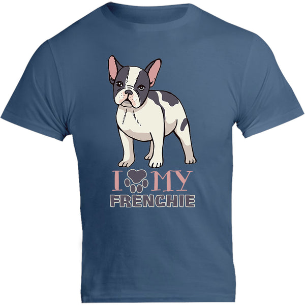 Dog Paw Love My Frenchie - Unisex Tee - Graphic Tees Australia