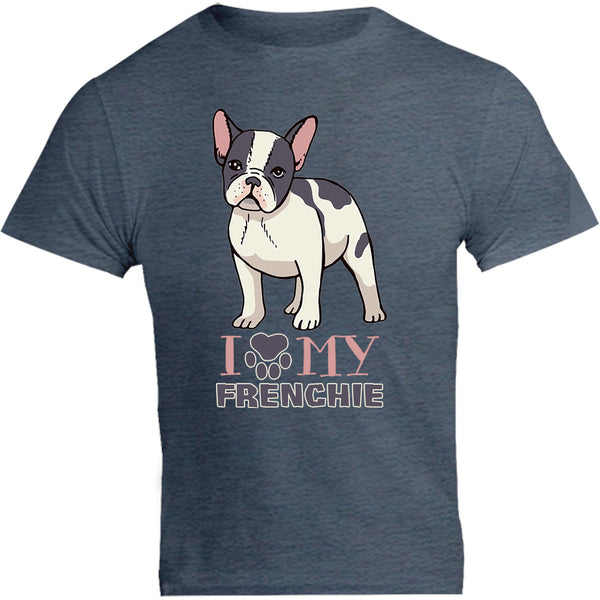 Dog Paw Love My Frenchie - Unisex Tee - Graphic Tees Australia