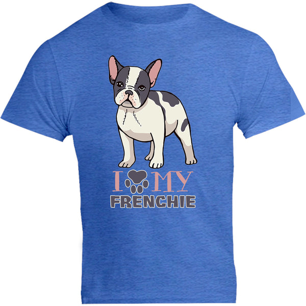 Dog Paw Love My Frenchie - Unisex Tee - Graphic Tees Australia