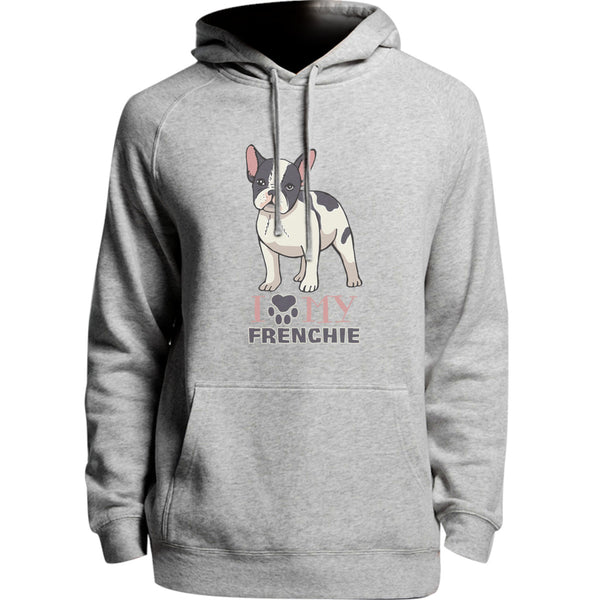 Dog Paw Love My Frenchie - Unisex Hoodie - Plus Size - Graphic Tees Australia