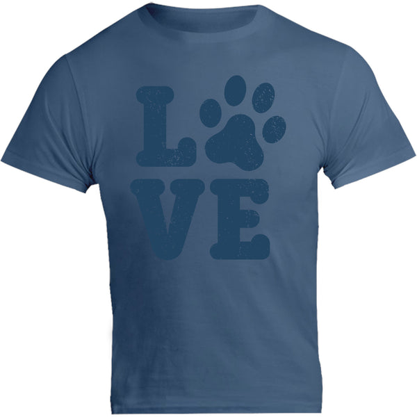 Dog Paw Print Love - Unisex Tee - Graphic Tees Australia