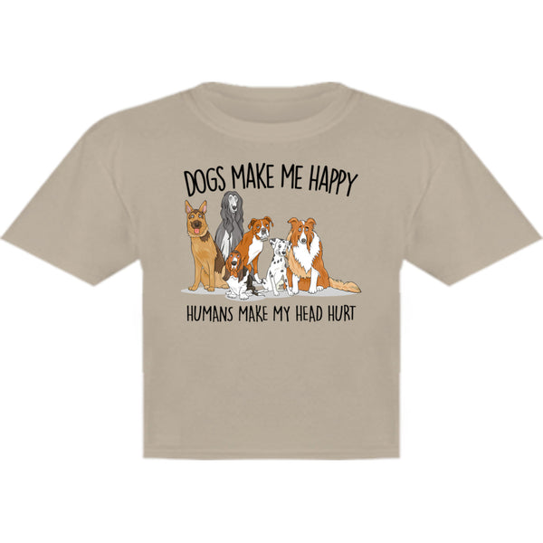 Dogs Make Me Happy - Youth & Infant Tee