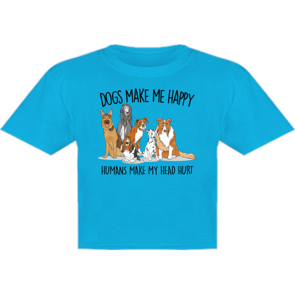 Dogs Make Me Happy - Youth & Infant Tee