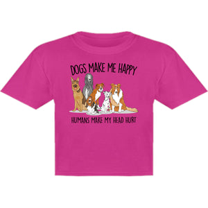 Dogs Make Me Happy - Youth & Infant Tee