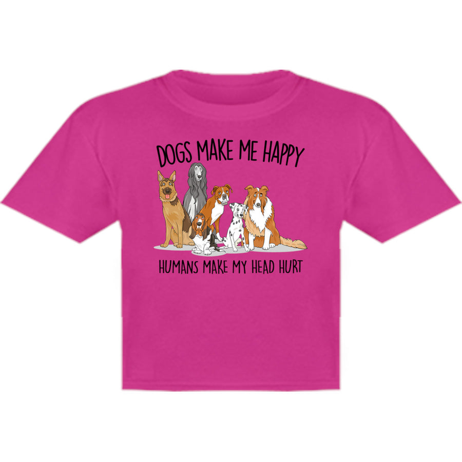 Dogs Make Me Happy - Youth & Infant Tee