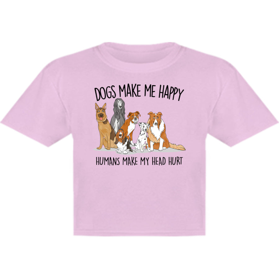 Dogs Make Me Happy - Youth & Infant Tee