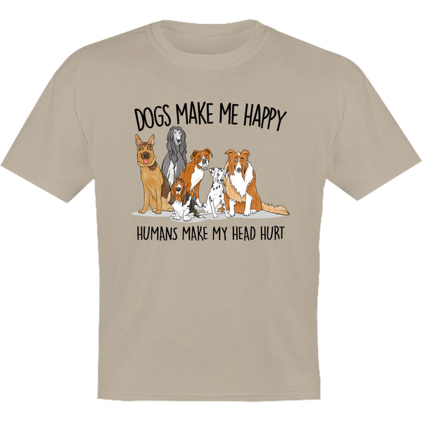 Dogs Make Me Happy - Youth & Infant Tee