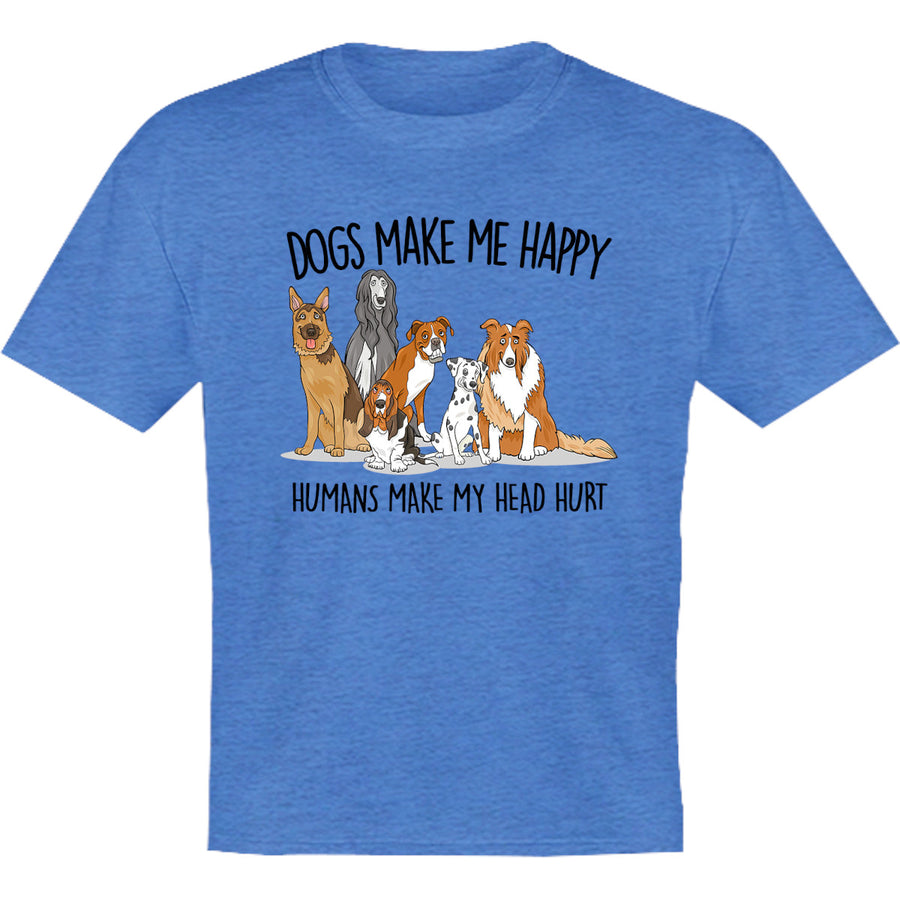 Dogs Make Me Happy - Youth & Infant Tee