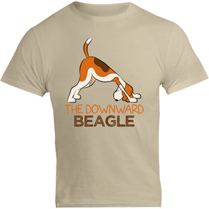 Downward Beagle - Unisex Tee - Graphic Tees Australia