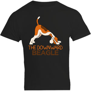 Downward Beagle - Unisex Tee - Graphic Tees Australia