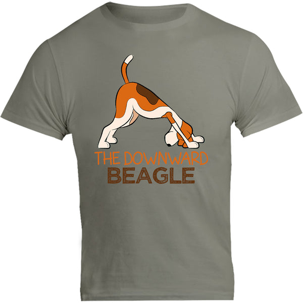 Downward Beagle - Unisex Tee - Graphic Tees Australia