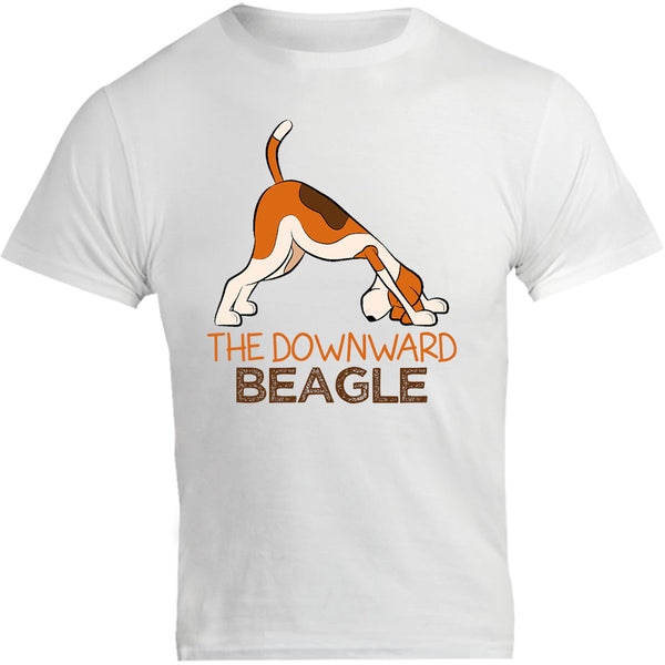 Downward Beagle - Unisex Tee - Graphic Tees Australia