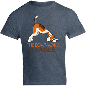 Downward Beagle - Unisex Tee - Graphic Tees Australia