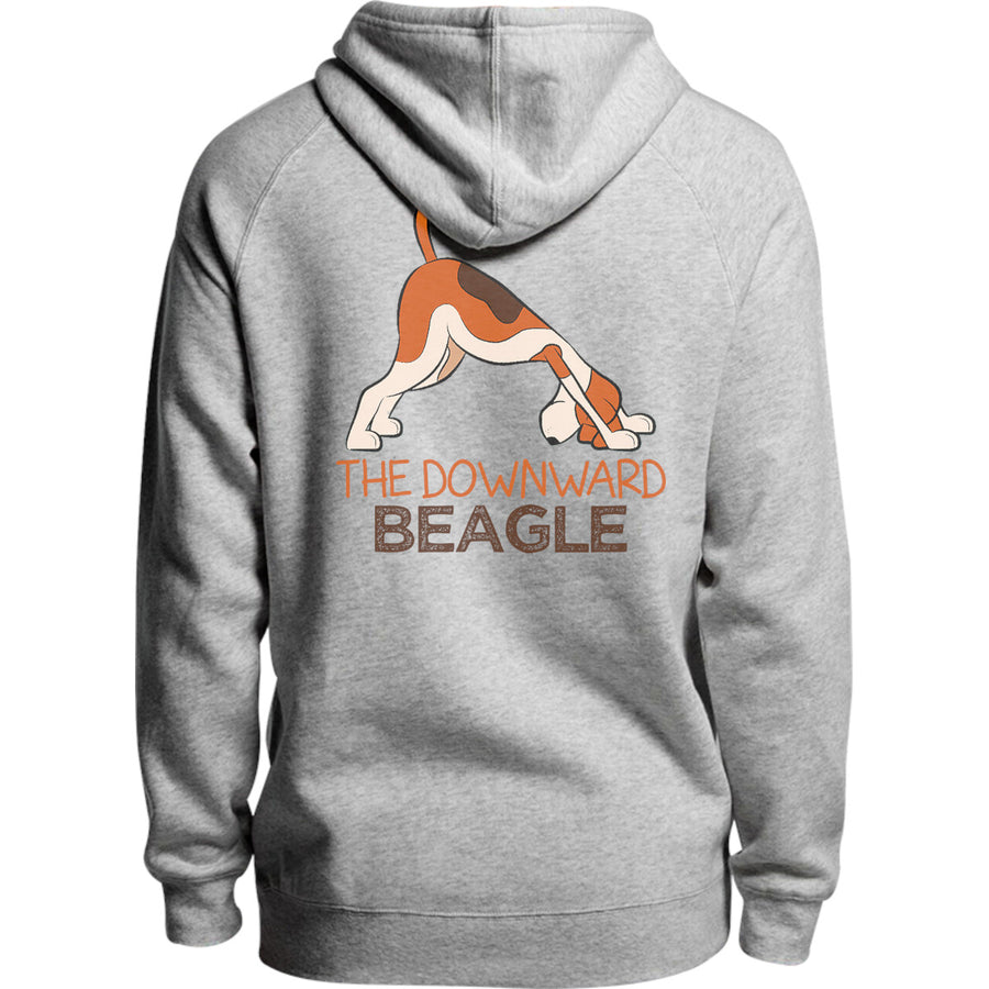 Downward Beagle - Unisex Hoodie - Plus Size - Graphic Tees Australia