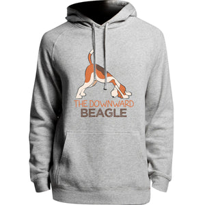 Downward Beagle - Unisex Hoodie - Plus Size - Graphic Tees Australia