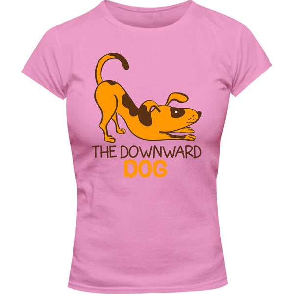 Downward Dog - Ladies Slim Fit Tee