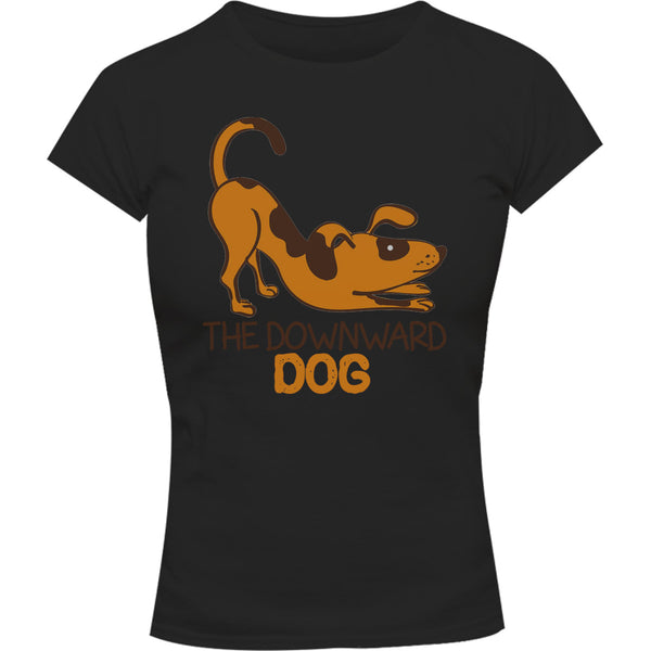 Downward Dog - Ladies Slim Fit Tee