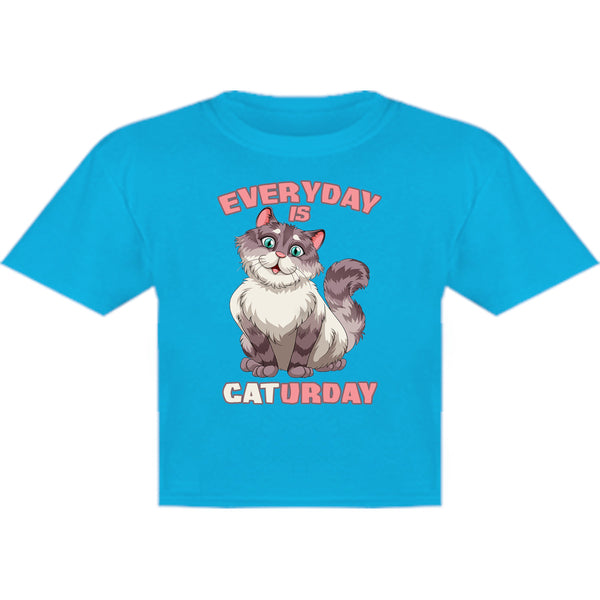 Everyday Is Caturday - Youth & Infant Tee - Graphic Tees Australia