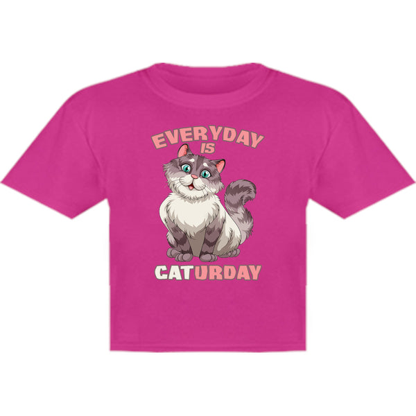 Everyday Is Caturday - Youth & Infant Tee - Graphic Tees Australia