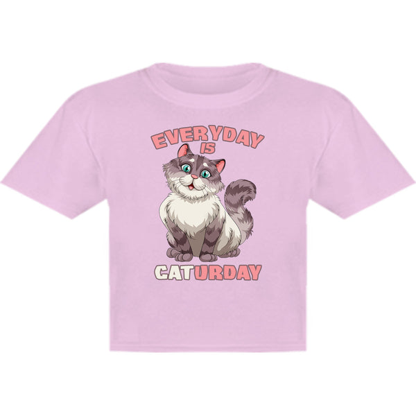 Everyday Is Caturday - Youth & Infant Tee - Graphic Tees Australia