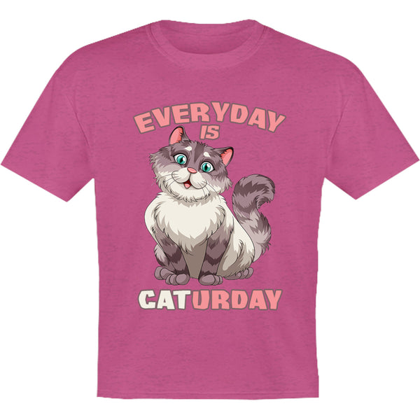 Everyday Is Caturday - Youth & Infant Tee - Graphic Tees Australia