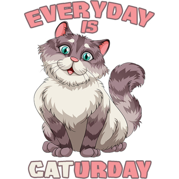 Everyday Is Caturday - Youth & Infant Tee - Graphic Tees Australia