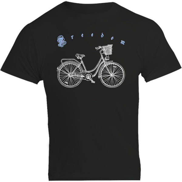 Freedom Bicycle - Unisex Tee - Plus Size