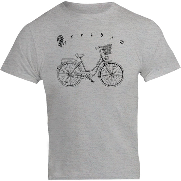 Freedom Bicycle - Unisex Tee - Plus Size