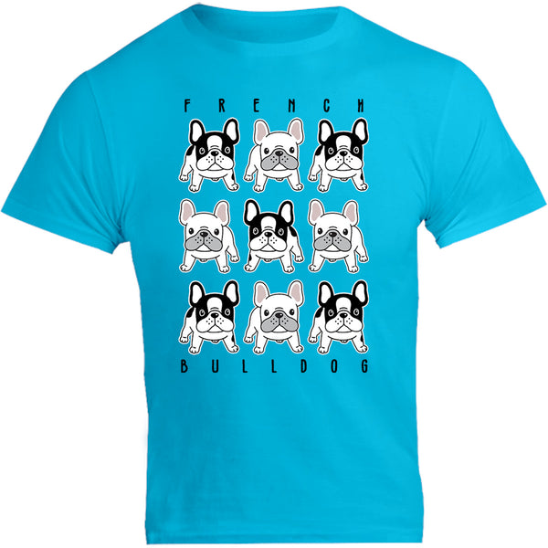 French Bulldog In Rows - Unisex Tee - Graphic Tees Australia