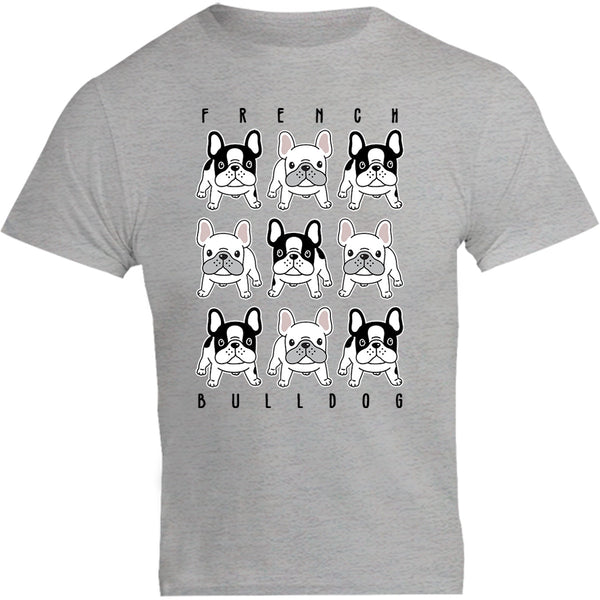 French Bulldog In Rows - Unisex Tee - Plus Size - Graphic Tees Australia