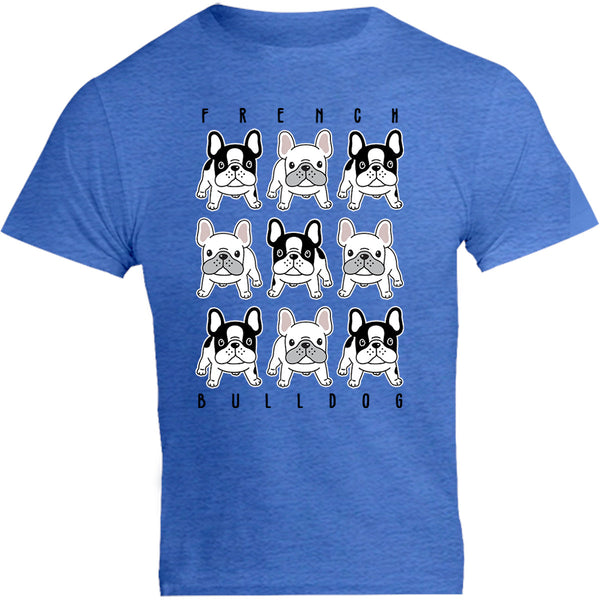 French Bulldog In Rows - Unisex Tee - Graphic Tees Australia