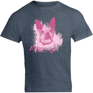 Frenchie Colour Overlay - Unisex Tee - Graphic Tees Australia