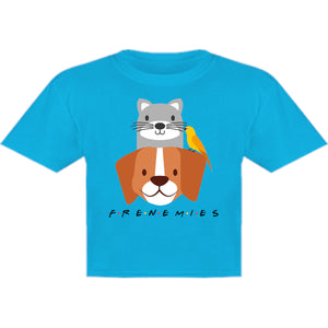 Frenemies Cat Dog Bird - Youth & Infant Tee - Graphic Tees Australia