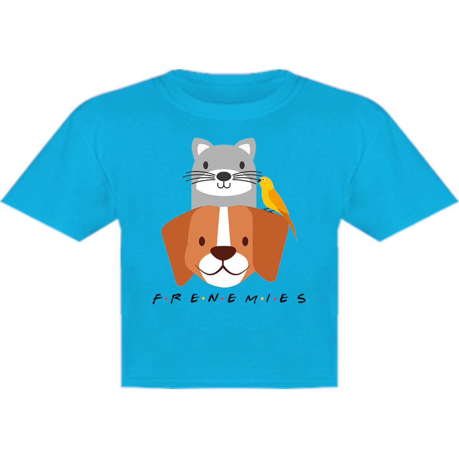 Frenemies Cat Dog Bird - Youth & Infant Tee - Graphic Tees Australia