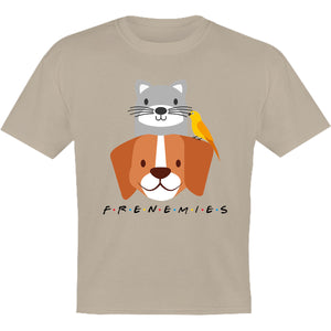 Frenemies Cat Dog Bird - Youth & Infant Tee - Graphic Tees Australia