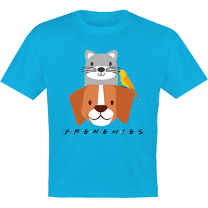 Frenemies Cat Dog Bird - Youth & Infant Tee - Graphic Tees Australia