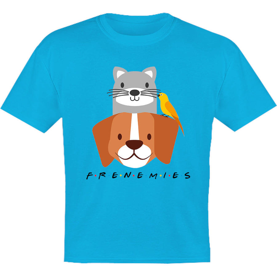 Frenemies Cat Dog Bird - Youth & Infant Tee - Graphic Tees Australia