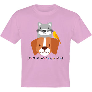 Frenemies Cat Dog Bird - Youth & Infant Tee - Graphic Tees Australia