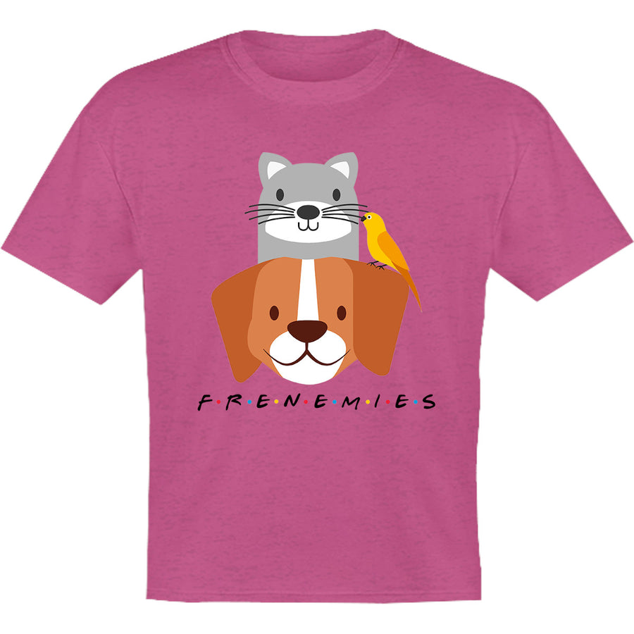 Frenemies Cat Dog Bird - Youth & Infant Tee - Graphic Tees Australia