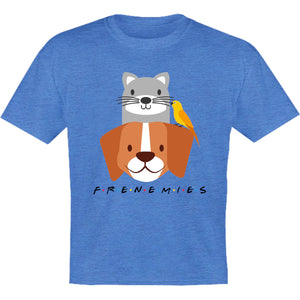 Frenemies Cat Dog Bird - Youth & Infant Tee - Graphic Tees Australia