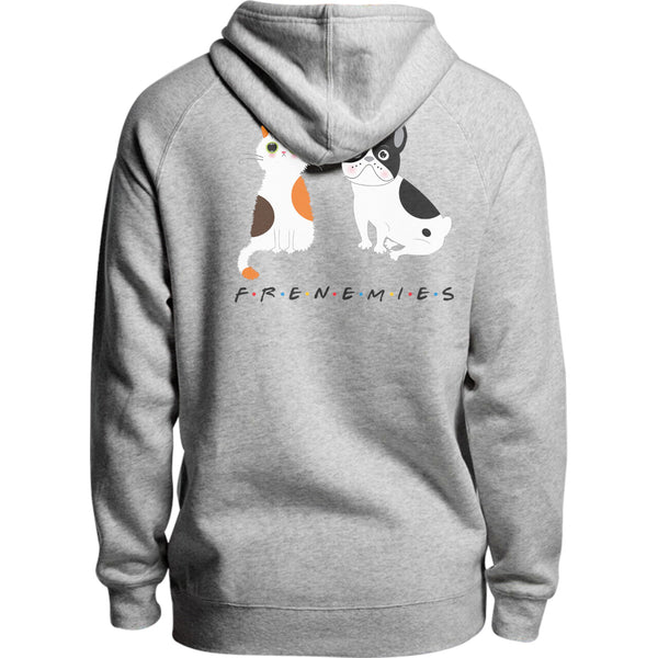 Frenemies Cat Dog - Unisex Hoodie - Plus Size