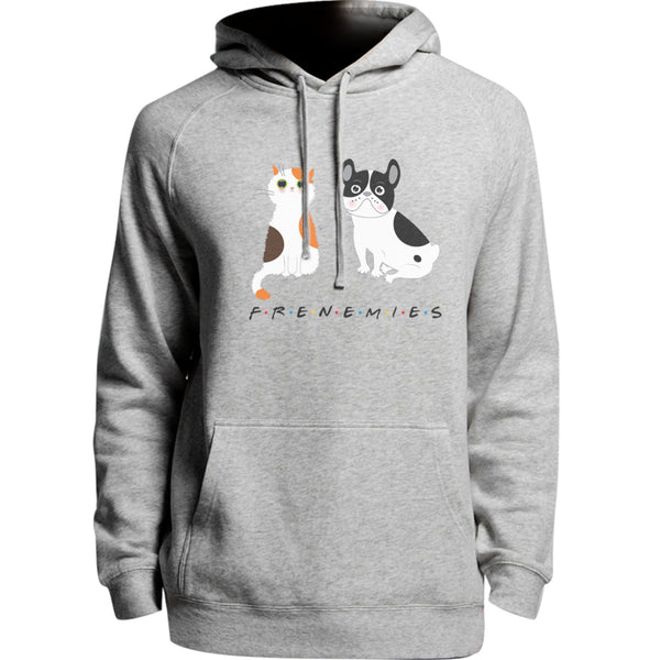 Frenemies Cat Dog - Unisex Hoodie - Plus Size