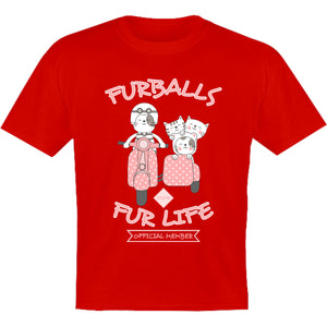 Furballs Fur Life - Youth & Infant Tee - Graphic Tees Australia