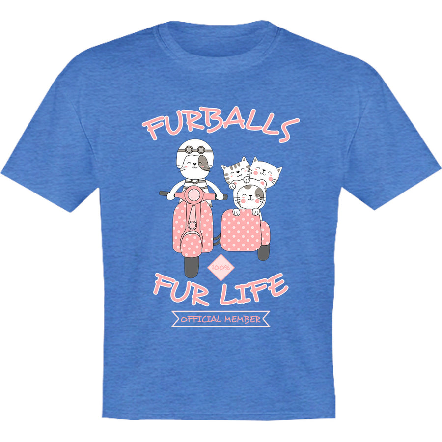 Furballs Fur Life - Youth & Infant Tee - Graphic Tees Australia