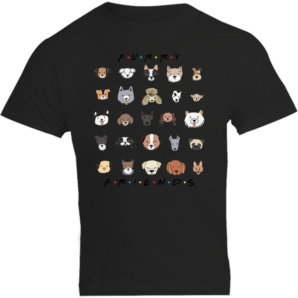 Furry Friends Dog Faces - Unisex Tee - Graphic Tees Australia